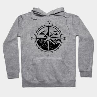 Compass and Mountain Hoodie